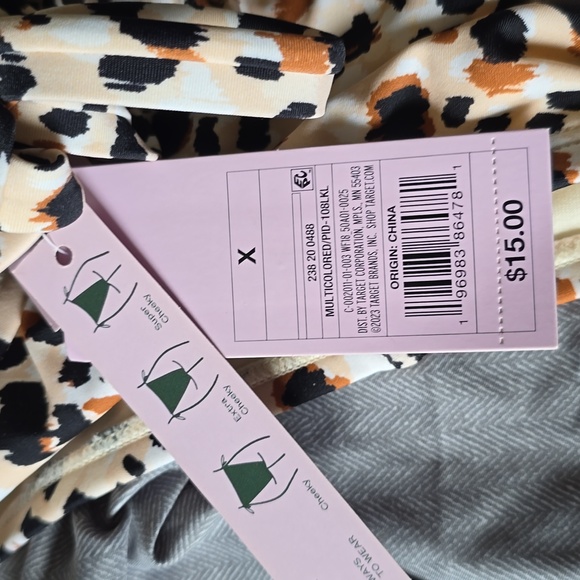 Cheetah swimming suit bottom - Picture 3 of 3